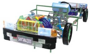 桑塔納汽車教學(xué)模型,桑塔納整車教學(xué)模型