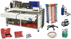 空調冰箱組裝與調試實訓考核裝置(智能考核型)