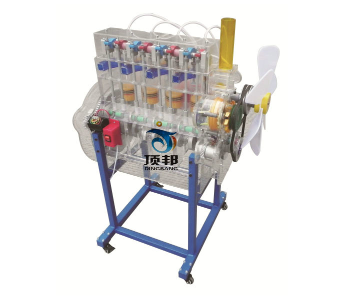 透明拖拉機發(fā)動機模型