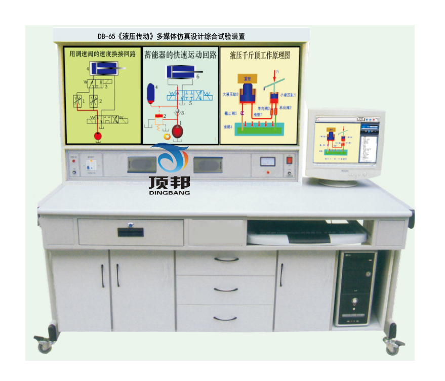 《液壓傳動(dòng)》多媒體仿真設(shè)計(jì)綜合試驗(yàn)裝置