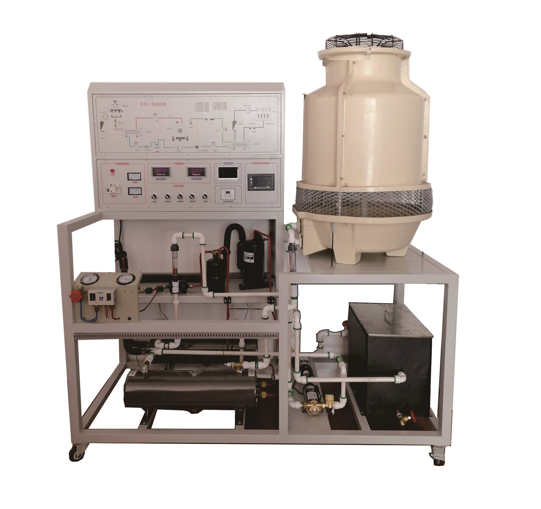 可變流量制冷壓縮機(jī)性能測試實(shí)訓(xùn)裝置