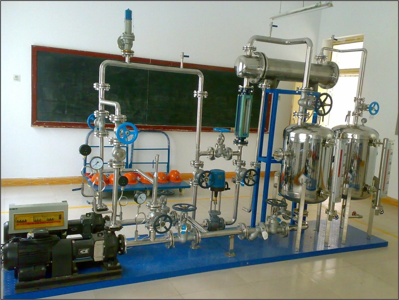 換熱器管路拆裝實(shí)訓(xùn)裝置