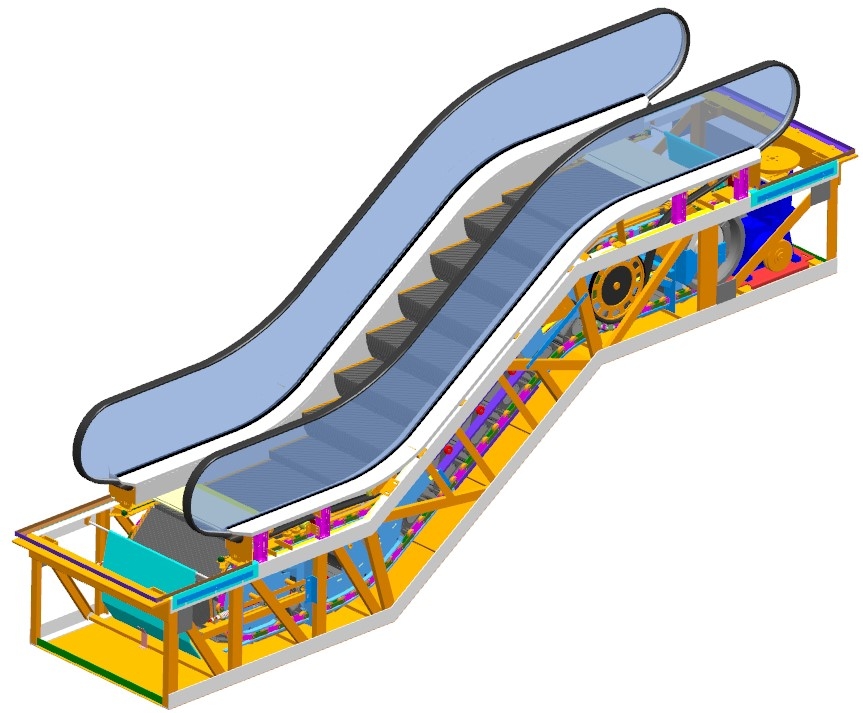 自動(dòng)扶梯設(shè)計(jì)圖