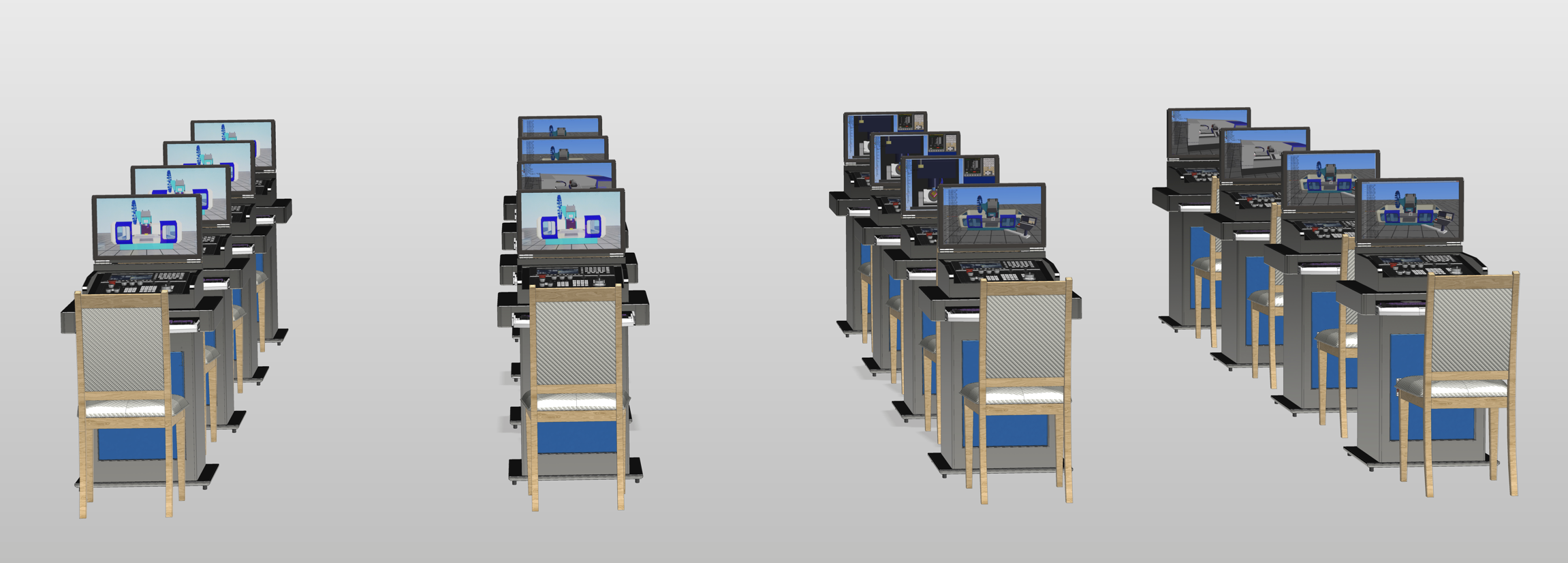 多系統(tǒng)數(shù)控理實(shí)一體化實(shí)訓(xùn)平臺