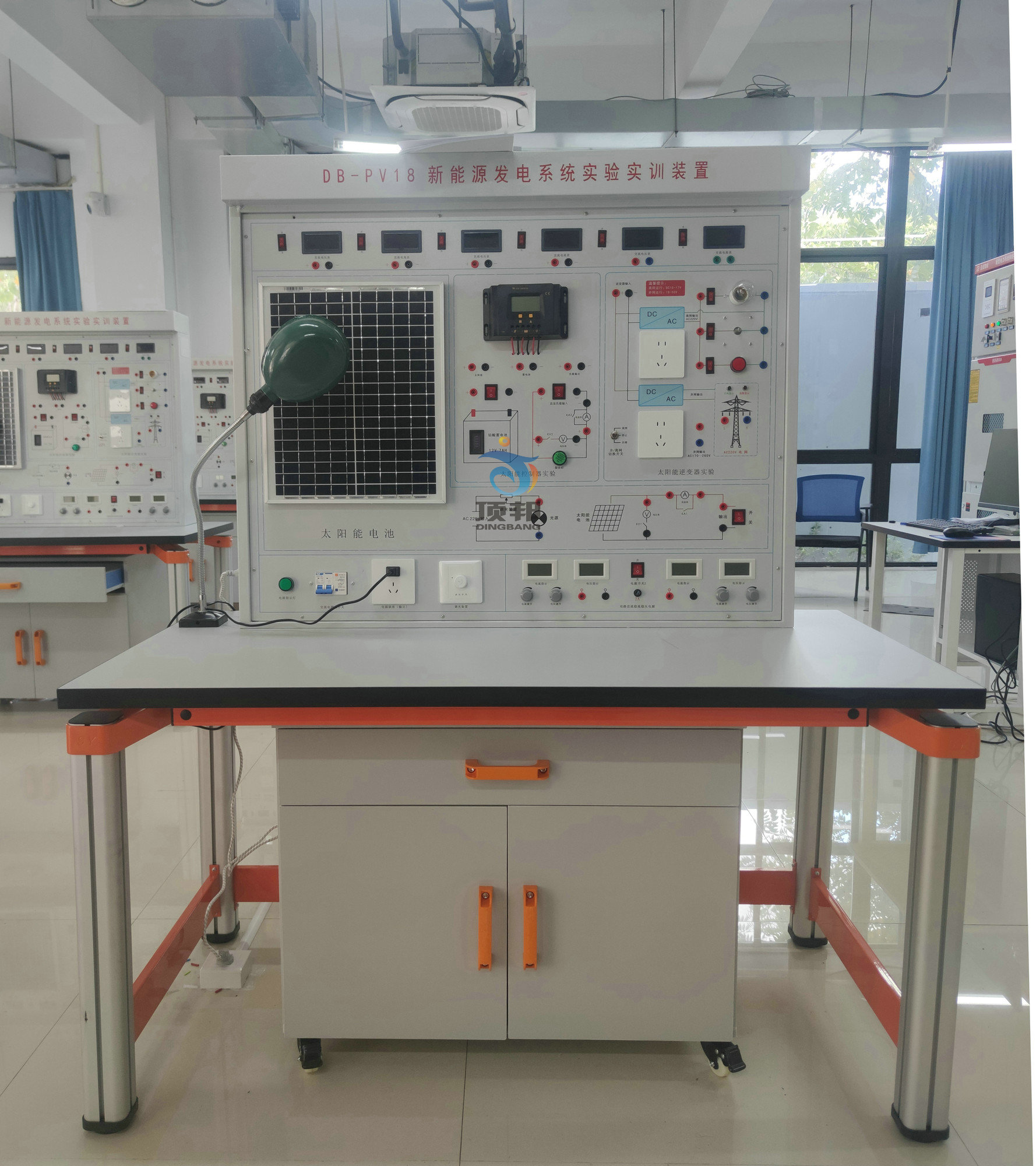 浙江安防職業(yè)技術學院新能源發(fā)電系統(tǒng)實驗實訓裝置(圖1)